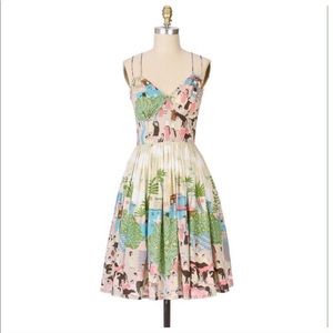 ANTHROPOLOGIE PLENTY TRACY REESE Bazaar Dress sz 2 super rare!